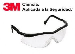 12109 Lentes QX 2000 marco negro luna clara con recubrimiento DX